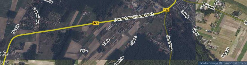 Zdjęcie satelitarne Droga Wincentego Rudy, ks. ul.